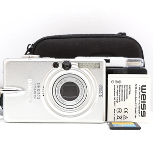 Canon Digital IXUS 30 3,2 megapixel fotocamera digitale compatta argento testata kit completo ottime condizioni - Foto 1 di 13