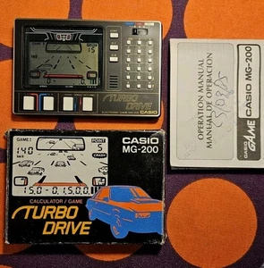 Casio Calculator Game Turbo Drive MG-200 anno 1985 ** testato e funzionante ** - Foto 1 di 10