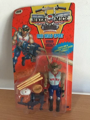 Figura de acción Galoob Biker Mice from Mars SPORTS BRO'S THROTTLE SIN USAR, EN CAJA, 1994 Foto 1 de 2