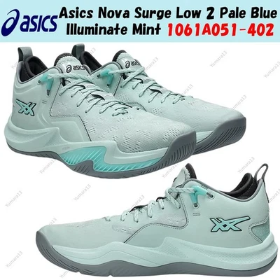 Asics Nova Surge Low 2 azul pálido iluminado como nuevo 1061A051-402 talla pa... - Imagen 1 de 4