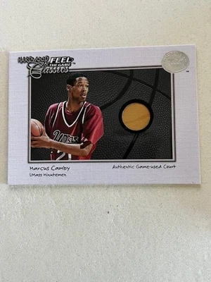 2001 Fleer Greats of the Game Marcus Camby Hardwood Feel the Game Classics UMass - Image 1 of 4