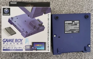 Nintendo GAMEBOY PLAYER BOXED GameCube DOL-017 Indigo Purple Japanese UK SELLER - Picture 1 of 2