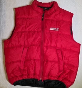 Swingster Kodiak Artic Quilted Puffer Vest Case IH USA Mens XL Red Farm Tractor - Picture 1 of 13