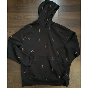 JORDAN ESSENTIAL HOLIDAY FLEECE PULLOVER MENS SZ M LIFESTYLE HOODIE DV9392-010 - Picture 1 of 14
