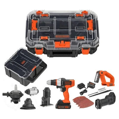 BLACK+DECKER MATRIX™ 20V MAX* 7 Kit de almacenamiento - BDCDMT1207KITC1 Foto 1 de 2
