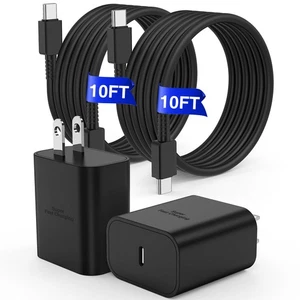 Paquete de 2 Cargador Súper Rápido 45W Tipo C, para Cargador Samsung Galaxy S25 S24... - Imagen 1 de 7