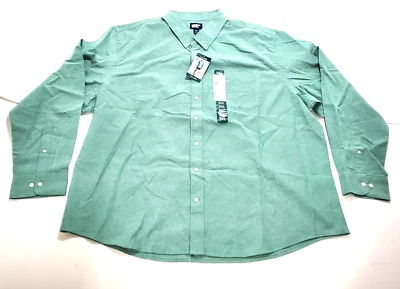 NWT Lands' End Mens Oxford Shirt Traditional Fit Light Green Size 3XL 19-19.5 - Image 1 of 3