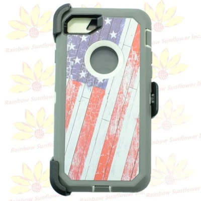 For Apple iPhone 8 / 8 Plus Defender Case Cover(Belt Clip Holster Fits Otterbox) - Image 1 of 4