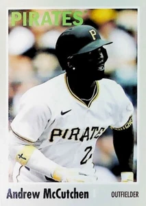 2024 TOPPS ARCHIVES 1970 VARIATION #126 ANDREW MCCUTCHEN PITTSBURGH PIRATES - Picture 1 of 2