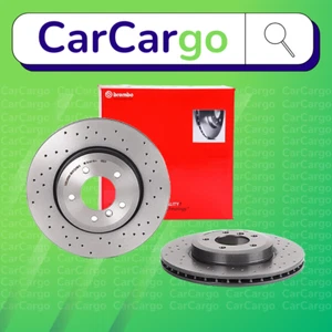 Brembo Vented Drilled Front Brake Discs Audi TT 2.0 TTS quattro 2008-2024 325 mm - Picture 1 of 9