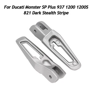 Footpegs Footrest Brackets For Ducati Monster SP Plus 937 821 Stripe 1200 1200S - Picture 1 of 10