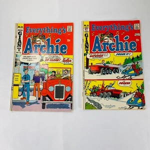 1972 Archie Comics Giant Series Everything's Archie #23 & #25 - 25 Cent Issues - Picture 1 of 9