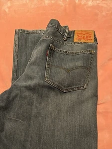 Levis 559 Men's 40 X 32 Relaxed Straight Blue Jeans - Picture 1 of 11