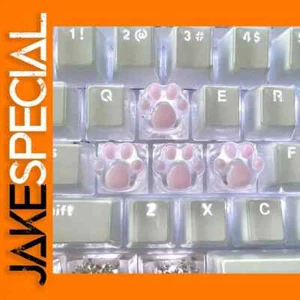 Cute Translucent Cat Paw Keycaps for Mechanical Keyboard - Photo 1/15