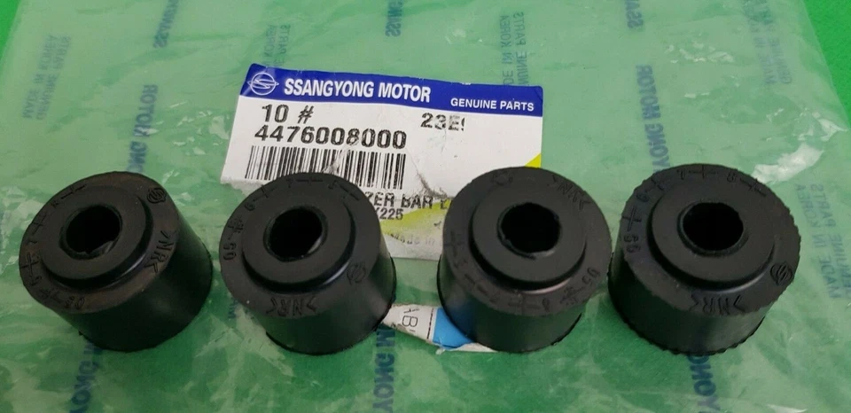 GENUINE SSANGYONG REXTON SUV PETROL & TURBO DIESEL FRONT SWAY BAR LINK BUSH SET - Image 1 of 1