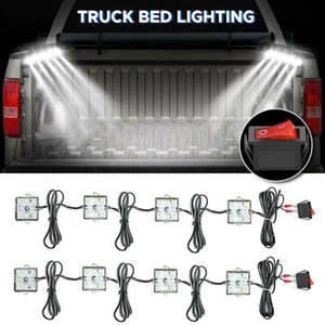 Kit de luces de iluminación LED blancas de 8 piezas para camioneta Chevy Dodge camioneta GMC - Imagen 1 de 8