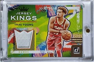 2021 Panini Donruss Trae Young #PATCH Jersey Kings - Ready to Grade - Picture 1 of 2