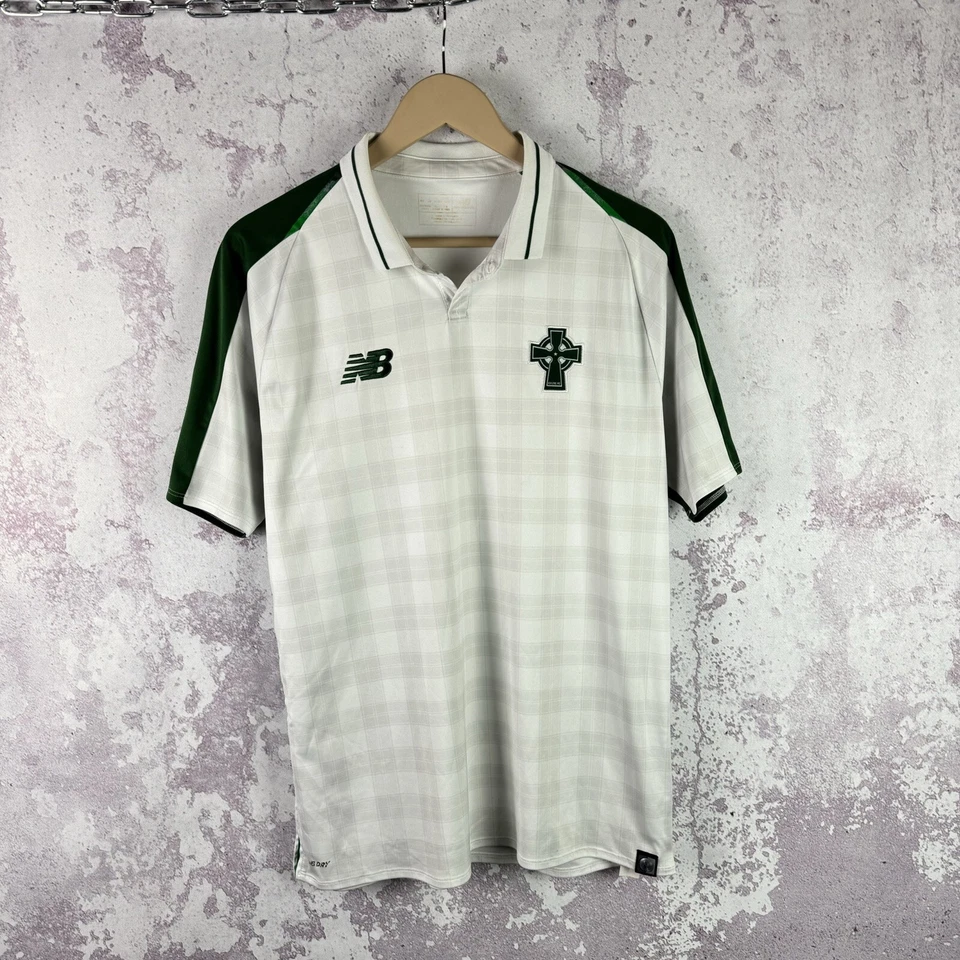 New Balance Celtic FC Soccer Jersey 2018/19 Football Shirt Men’s Size L - Image 1 of 4