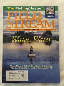 1994 March Field & Stream Magazine New Braided Lines With Hot Outboards (CP304) - Picture 1 of 3