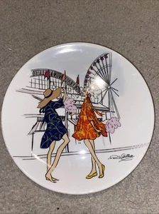 Paul Costelloe 18cm Decorative Fashion Plate Porcelain Exclusive Dunnes Women - Picture 1 of 2
