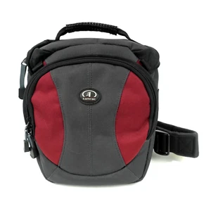 TAMRAC Velocity 6x Camera Bag Gray/Burgundy Crossbody Padded Photgraphy Hike Adj - Picture 1 of 9