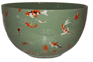 Core Koi Fish Pond Noodle Bowl - Sage Green 26oz 🐟 - Picture 1 of 6