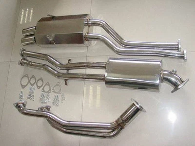 BMW E36 325 i 328 i Sportauspuff Auspuff Anlage Edelstahl +20PS mehr  320i 323i - Bild 1 von 2