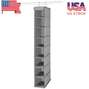 Hanging Polypro Non-Woven Shoe Shelves Closet Organizer Storage Container Home - Picture 1 of 8