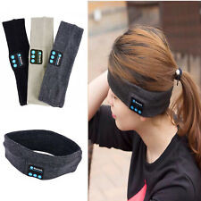 Wireless Bluetooth Sports Music Headband Headset Headphone Gym Sleep Head Band