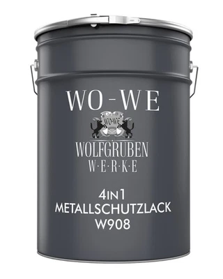 Metallschutz Lack 3 in 1 Buntlack Metall Rostschutz Farbe Grundierung Schutzlack - Bild 1 von 4
