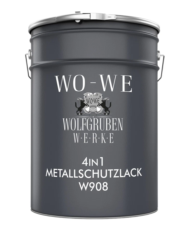 Metallschutz Lack 3 in 1 Buntlack Metall Rostschutz Farbe Grundierung Schutzlack - Bild 1 von 4