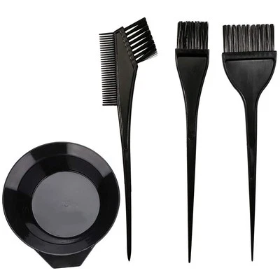 Hair Dye Color Brush & Bowl Set, 4Pcs Mixing Tools for Coloring, Dye Kit - Image 1 of 4