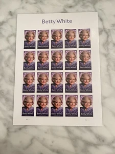 Scott #5976 Betty White Full Sheet of 20 Forever Stamps - MNH Great Price! - Picture 1 of 1