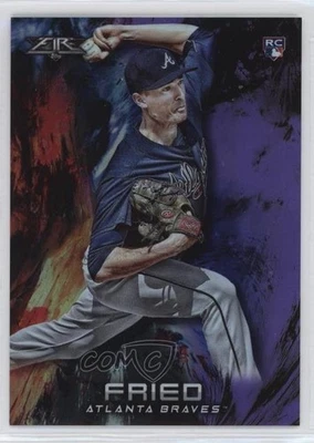 2018 Topps Fire Purple /99 Max Fried #28 Rookie RC - Image 1 of 2