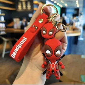 Deadpool Keychain Cartoon Creative Cute Pendant Bag Car Accessories - Picture 1 of 1