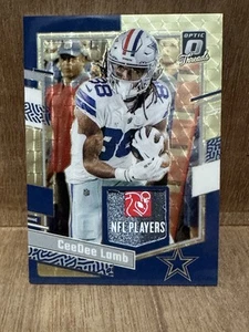 2024 Donruss Optic Ceedee Lamb Gold Vinyl 1/1 NFL PLAYERS Dallas Cowboys 1 OF 1 - Picture 1 of 19
