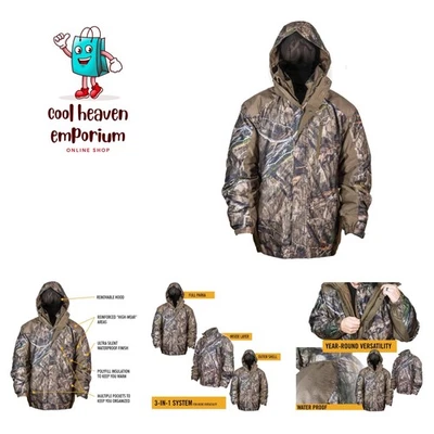 Ultimate Men's Insulated Camo Hunting Jacket - -Round Waterproof Solution - Image 1 of 4