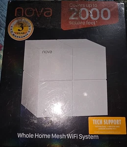 Tenda Nova Whole Home Mesh Wifi System Covers Up To 2000 Square Feet - Picture 1 of 3