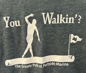 Greasy Pole At Portside Marina, Dockers, Kelleys Island T-shirt. Small. - Picture 1 of 5