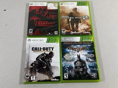 Xbox 360 Game Lot (Batman Arkham Asylum, Call Of Duty, Dead Island) Complete - Image 1 of 3