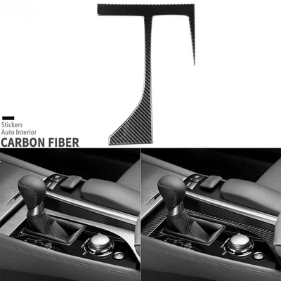 Real Carbon Fiber Console Gear Shift Panel Frame Trim For Lexus GS GS350 2013-20 — 第 1/4 张图片