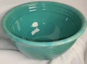 Vtg Early Bauer Pottery Ringware Large Mixing Bowl 11" W. X 5.5" Tall 1930s - Picture 1 of 22