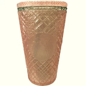 Starbucks 2023 Siren Logo Pink Textured Tumbler New - Picture 1 of 8