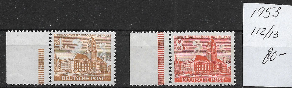 BERLIN @ 1953   Mi.12/113 MNH     V.F   € 80.00 NICE PRICED @ Ger.131 - Image 1 of 1