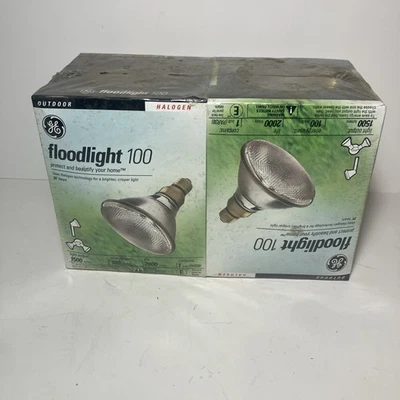 Paquete de 2 bombillas reflector GE 100 vatios par 38 1500 lúmenes 2.000 horas cada una Foto 1 de 3