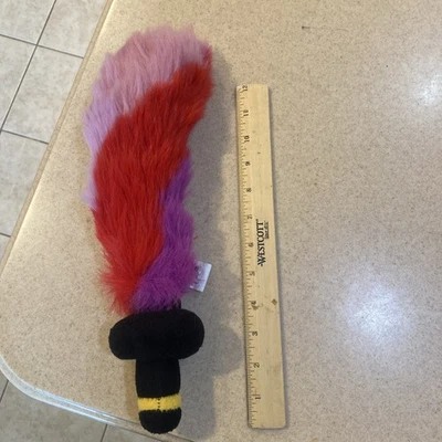 Wiggles 14” ESPADA DE PLUMAS DE PELUCHE Capitán Espada de Plumas Juguete de Peluche - De Colección 2004 Foto 1 de 4