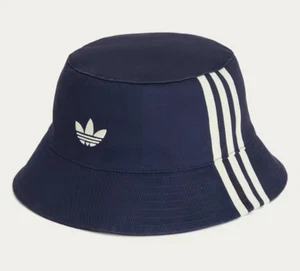 S/M - adidas Originals X Oasis Tour Bucket Hat Night Indigo / Navy ✅ - Picture 1 of 5