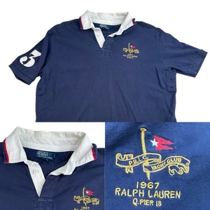Polo Ralph Lauren Hombre Polo P.R.L. Poni bandera náutica club náutica logotipo XL - Imagen 1 de 21