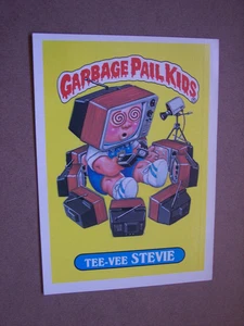 1986 Garbage Pail Kids Giant series 1 Tee-Vee Stevie #10 GPK OS1 EX - Picture 1 of 2