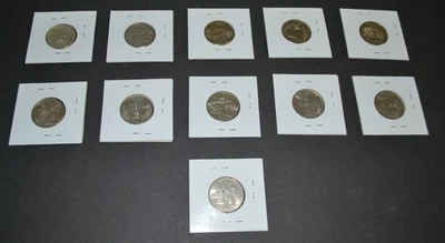 22 1999-2000 US STATE QUARTERS COINS MINT UNCIRCULATED - 1ST 11 "P" & 1ST 11 "D" - Image 1 of 4